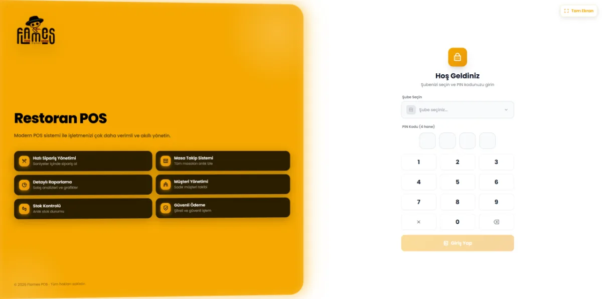 Flames Mexico POS Yazılımı