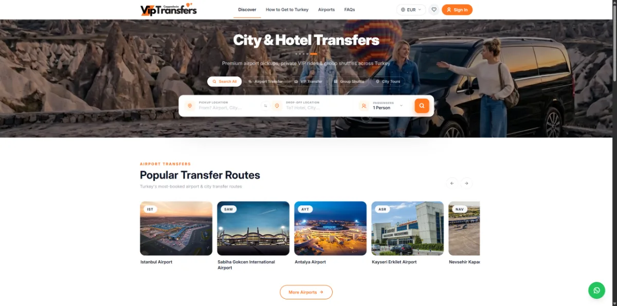 Vip Cappadocia Transfers